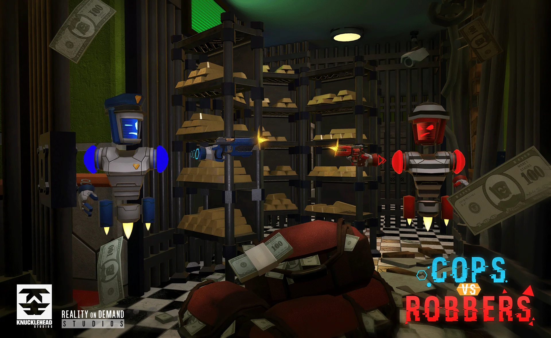 Cops vs Robbers: Free Roam Virtual Reality, available for LBVR licencing